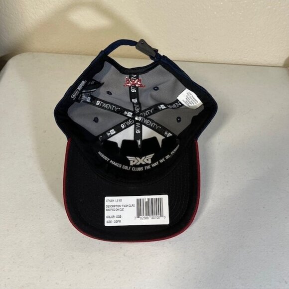 PXG Hat Mens One Size Fits Most Strap Back Blue Red Logo Parsons NEW - Picture 4 of 6